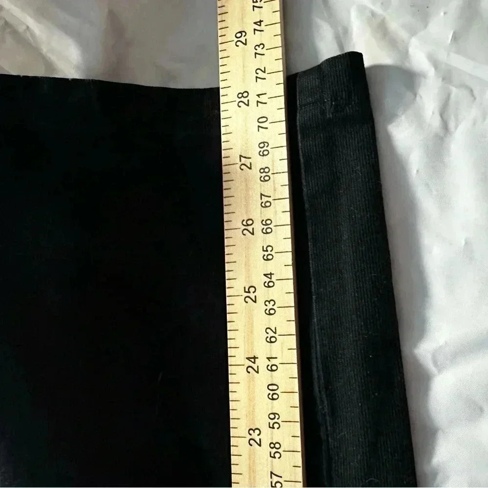 St. johns bay Women’s flat front black straight leg trousers plus size 16W - Picture 10 of 10